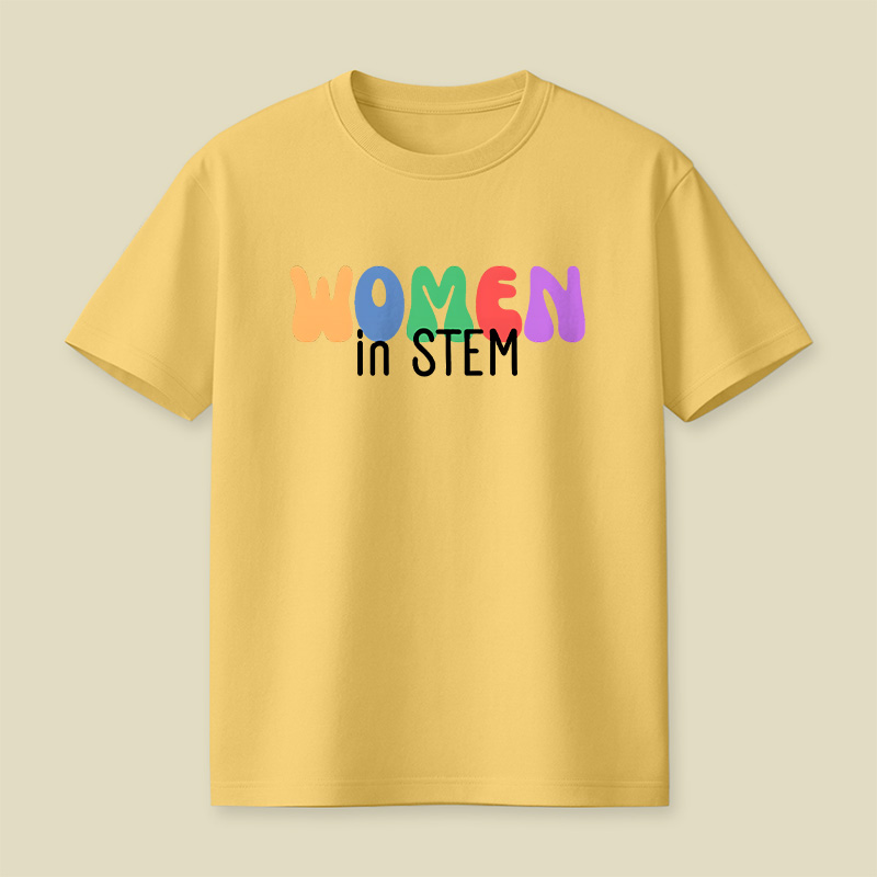 Women In STEM Female Scientist Girls In Science Playful T-Shirt
