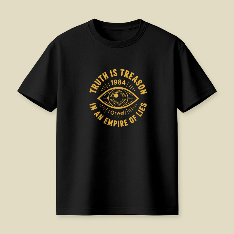 Truth Is Treason 1984 Orwell Playful T-Shirt