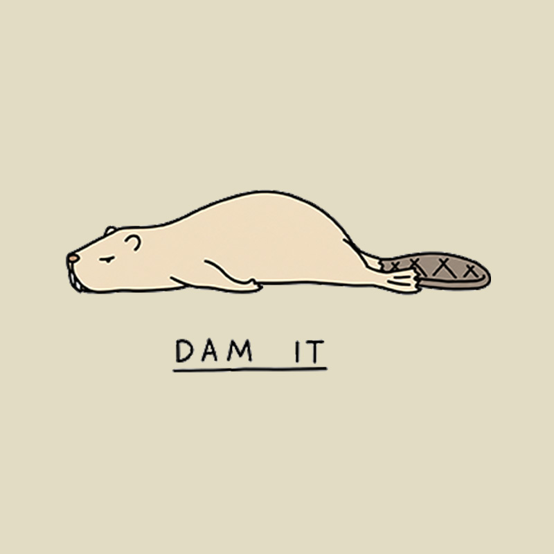Beaver Dam It Playful T-Shirt