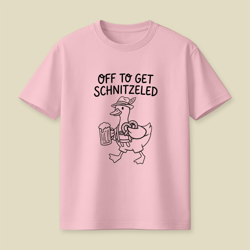 Off To Get Schnitzeled Playful T-Shirt