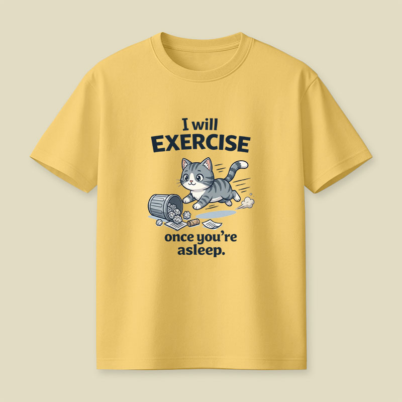 Late Night Exercise Playful T-Shirt