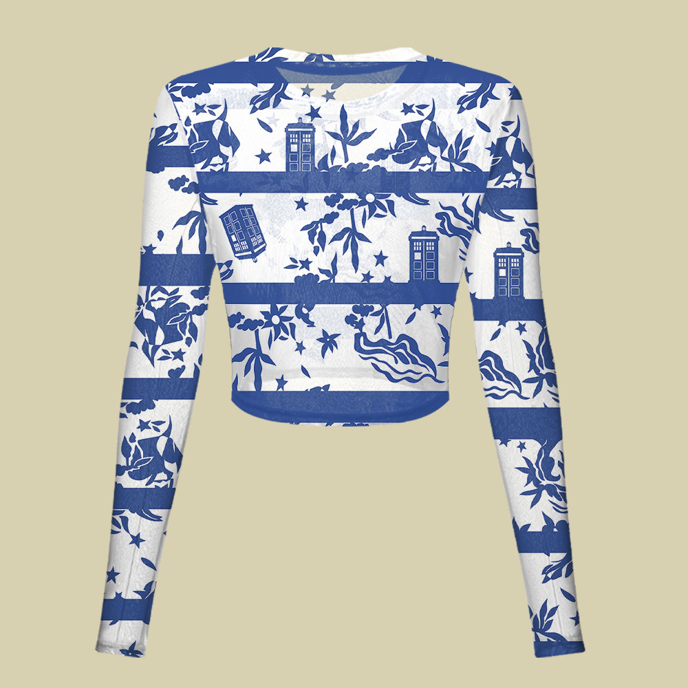Blue Willow Tardis Slim Fit Mesh Top
