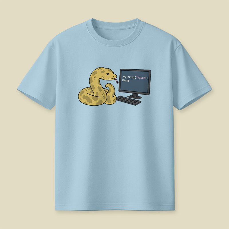 Python Learns Playful T-Shirt