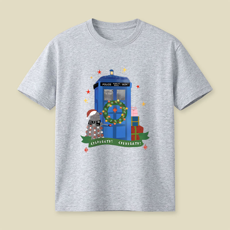 Tardis Christmas Playful T-Shirt