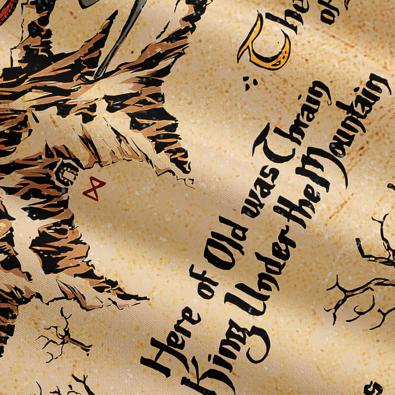 Medieval Science Fiction Map Playful Maxi Dress