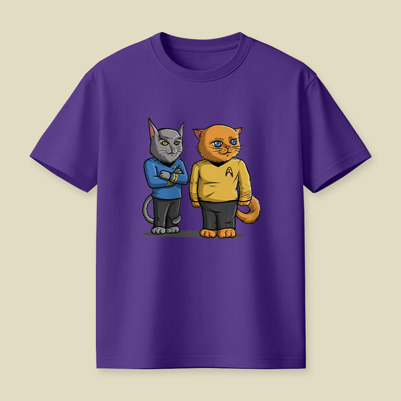 Cats Trek Playful T-Shirt