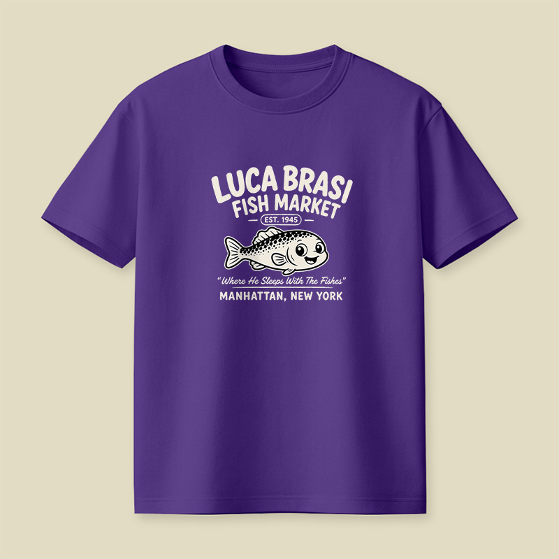 Luca Brasi Fish Market Godfather Playful T-Shirt