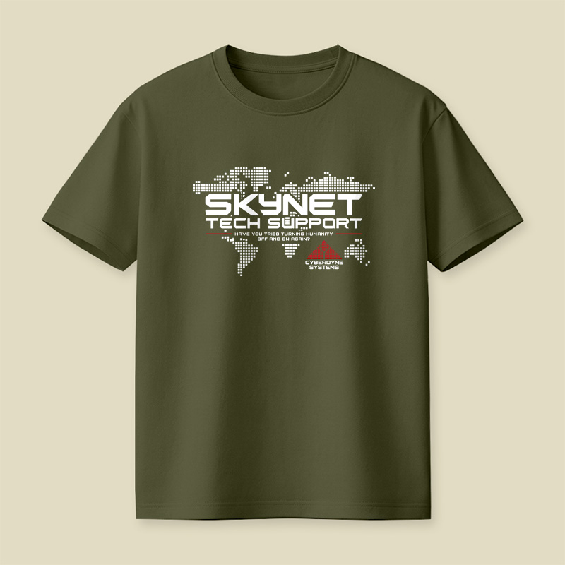 Skynet Tech Support Playful T-Shirt