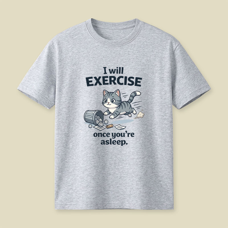 Late Night Exercise Playful T-Shirt