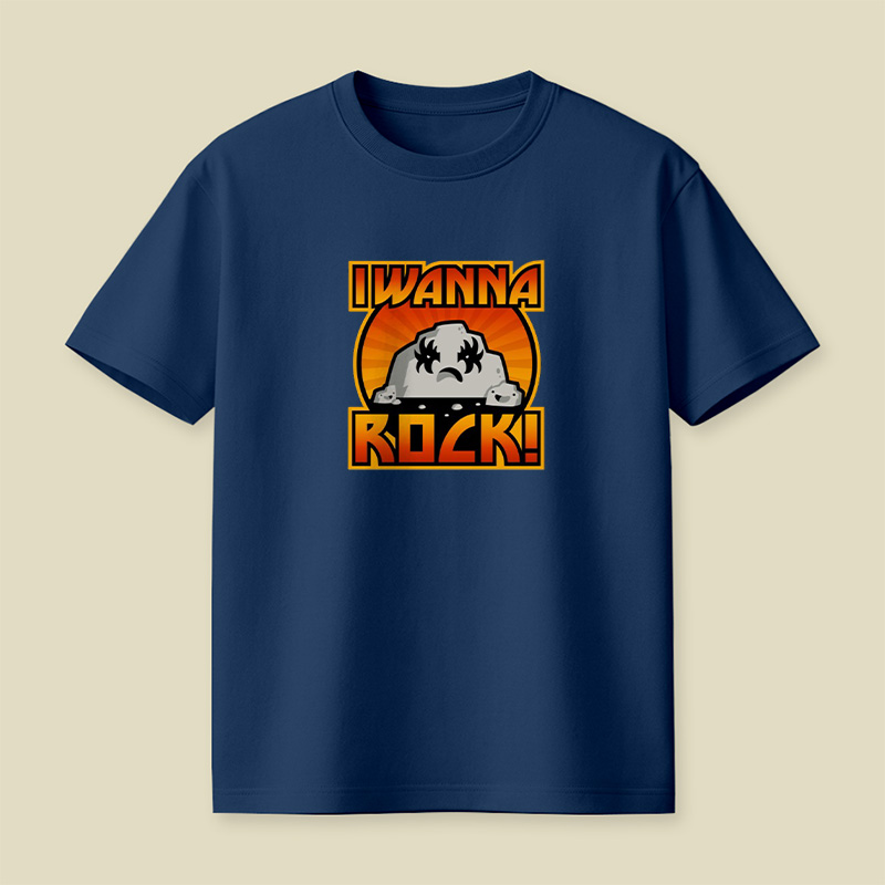 I Wanna Rock Rock Playful T-Shirt
