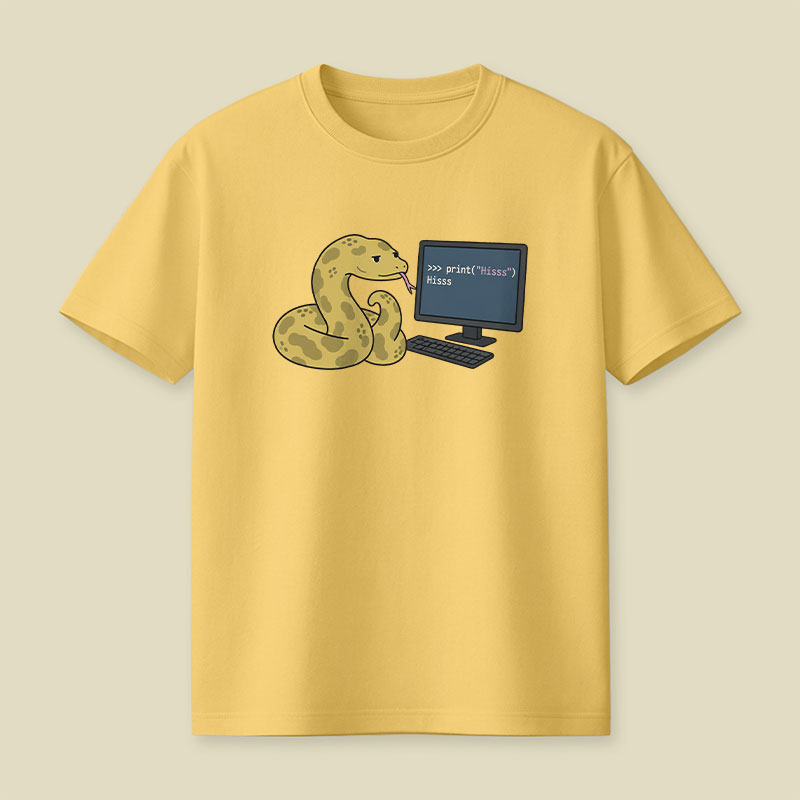 Python Learns Playful T-Shirt