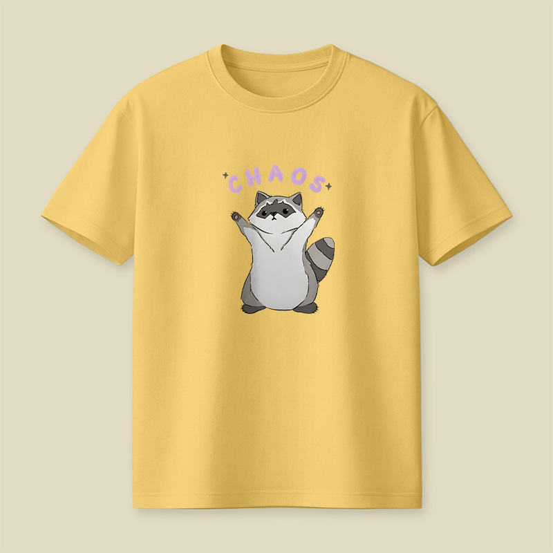 Chaos Raccoon Cute Playful T-Shirt
