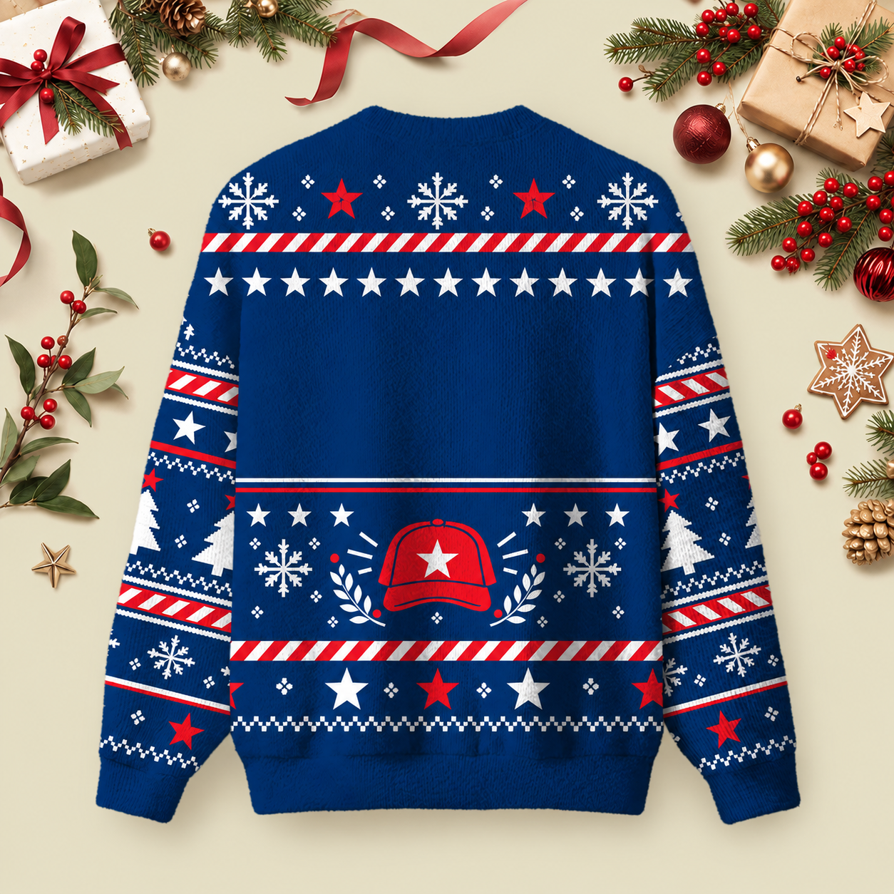 Make Ignorance Embarrassing Again Ugly Christmas Fluffy Sweatershirt