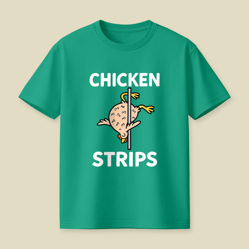Chicken Strips Meme Playful T-Shirt