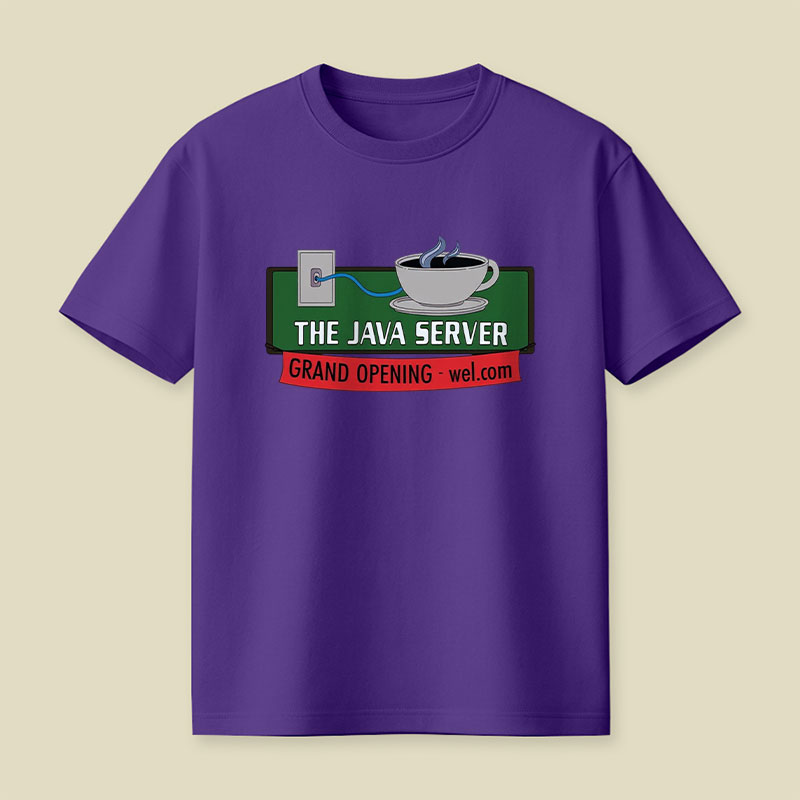 The Java Server Try-ceratops Playful T-Shirt