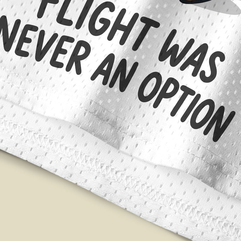 Flight was Never an Option Sarcastic Mesh Tank Top
