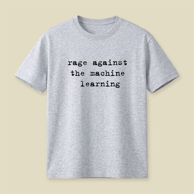 Machine Learning Rock Pun Playful T-Shirt