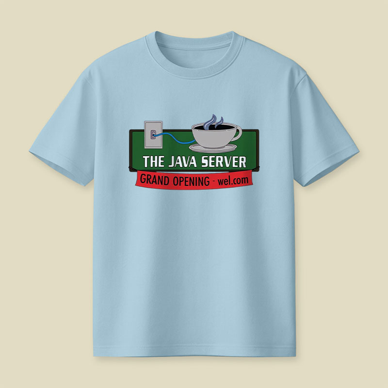 The Java Server Try-ceratops Playful T-Shirt