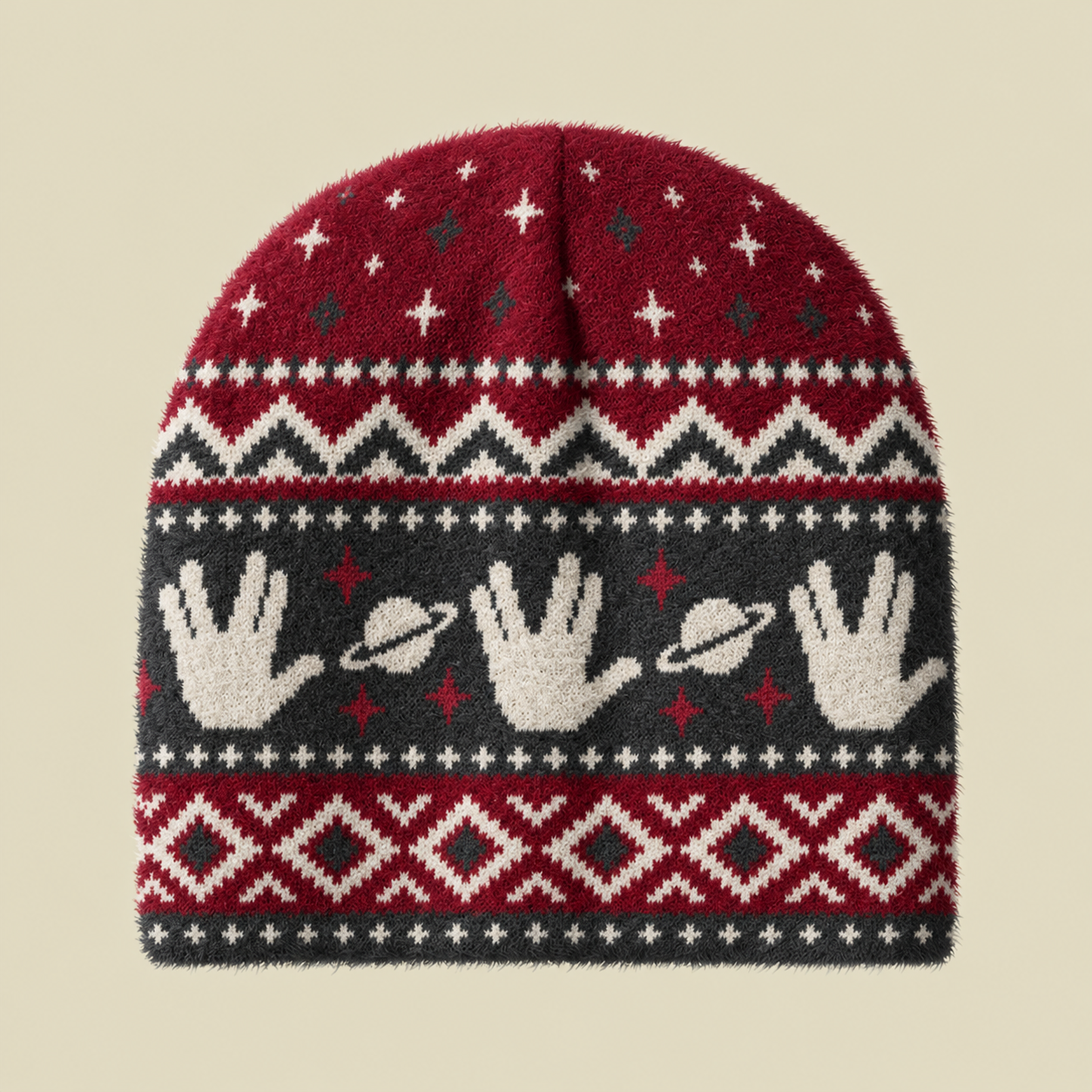Live Long And Prosper Fuzzy Beanie