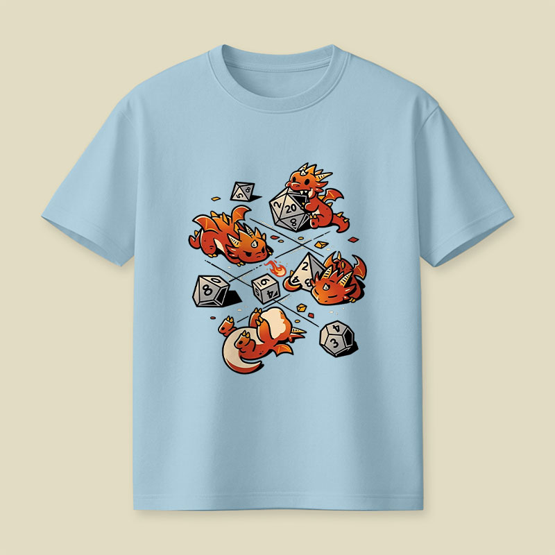 Tiny Dragons Party Playful T-Shirt