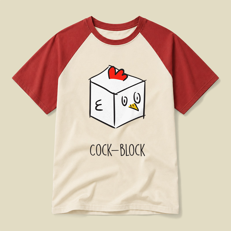 Cock-Block Raglan T-shirt
