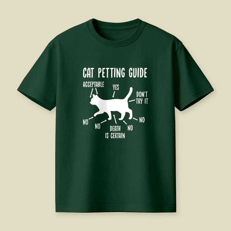 Cat Petting Guide Playful T-Shirt