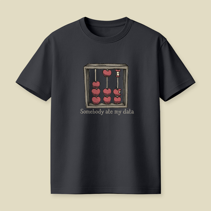 Somebody Ate My Data Playful T-Shirt