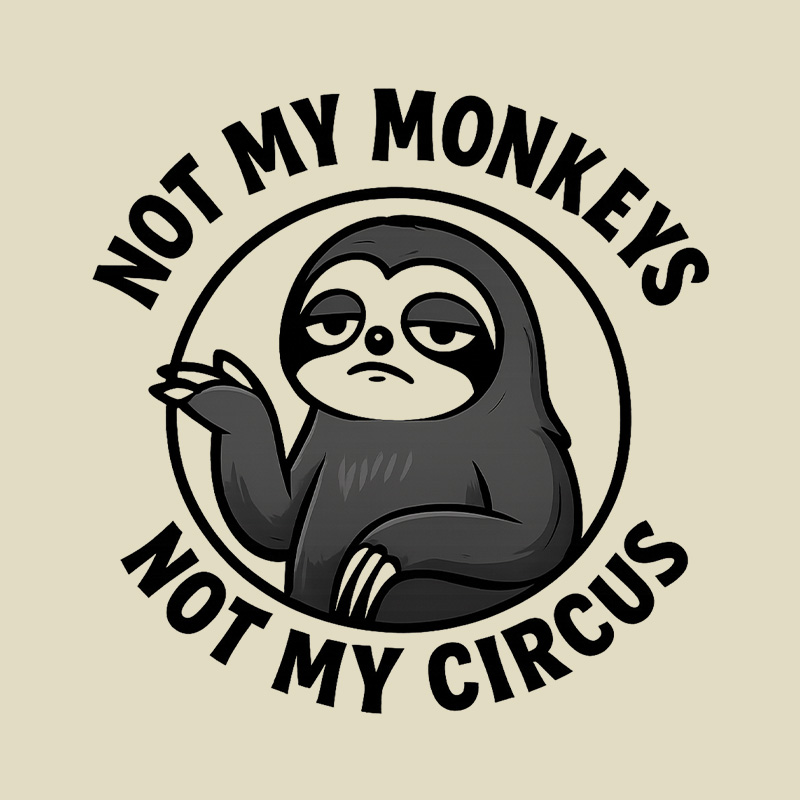 Not My Monkeys Playful T-Shirt