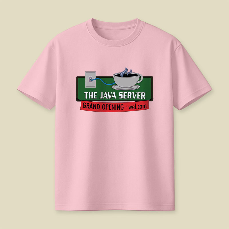 The Java Server Try-ceratops Playful T-Shirt