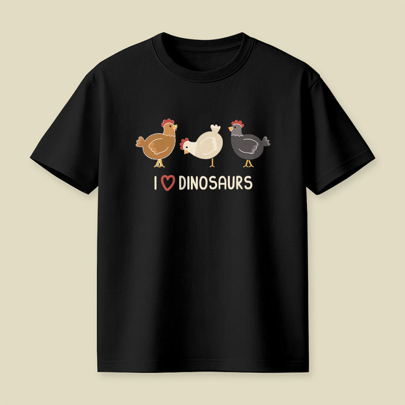 I Heart Dinosaurs Playful T-Shirt