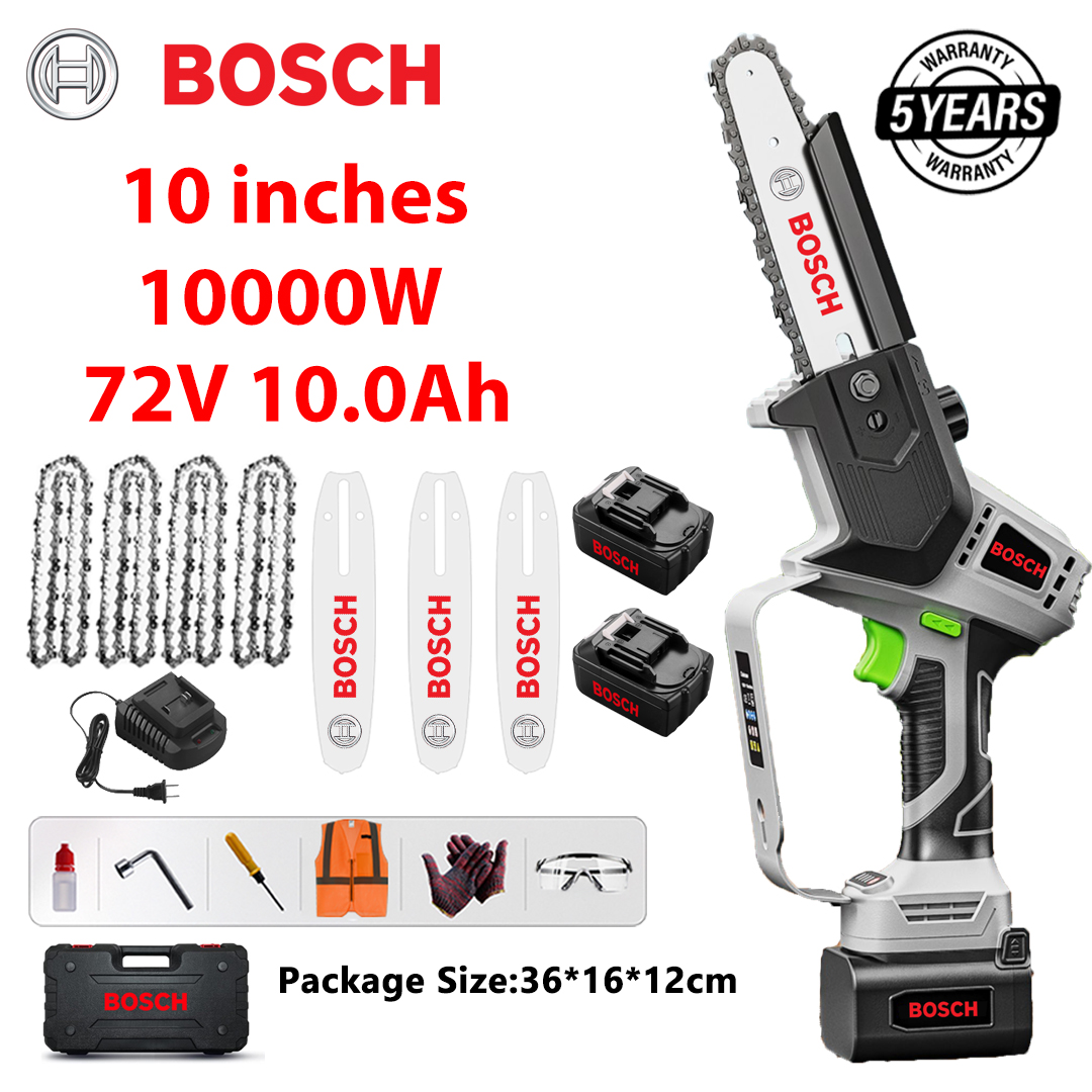 Bosch 12000W lítium akkumulátoros kefe nélküli láncfűrész