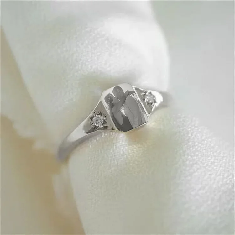 💏💞50% kedvezménnyel💝Személyes születésű fotógyűrű