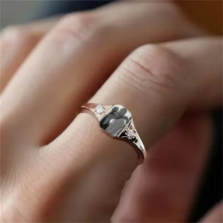 💏💞50% kedvezménnyel💝Személyes születésű fotógyűrű