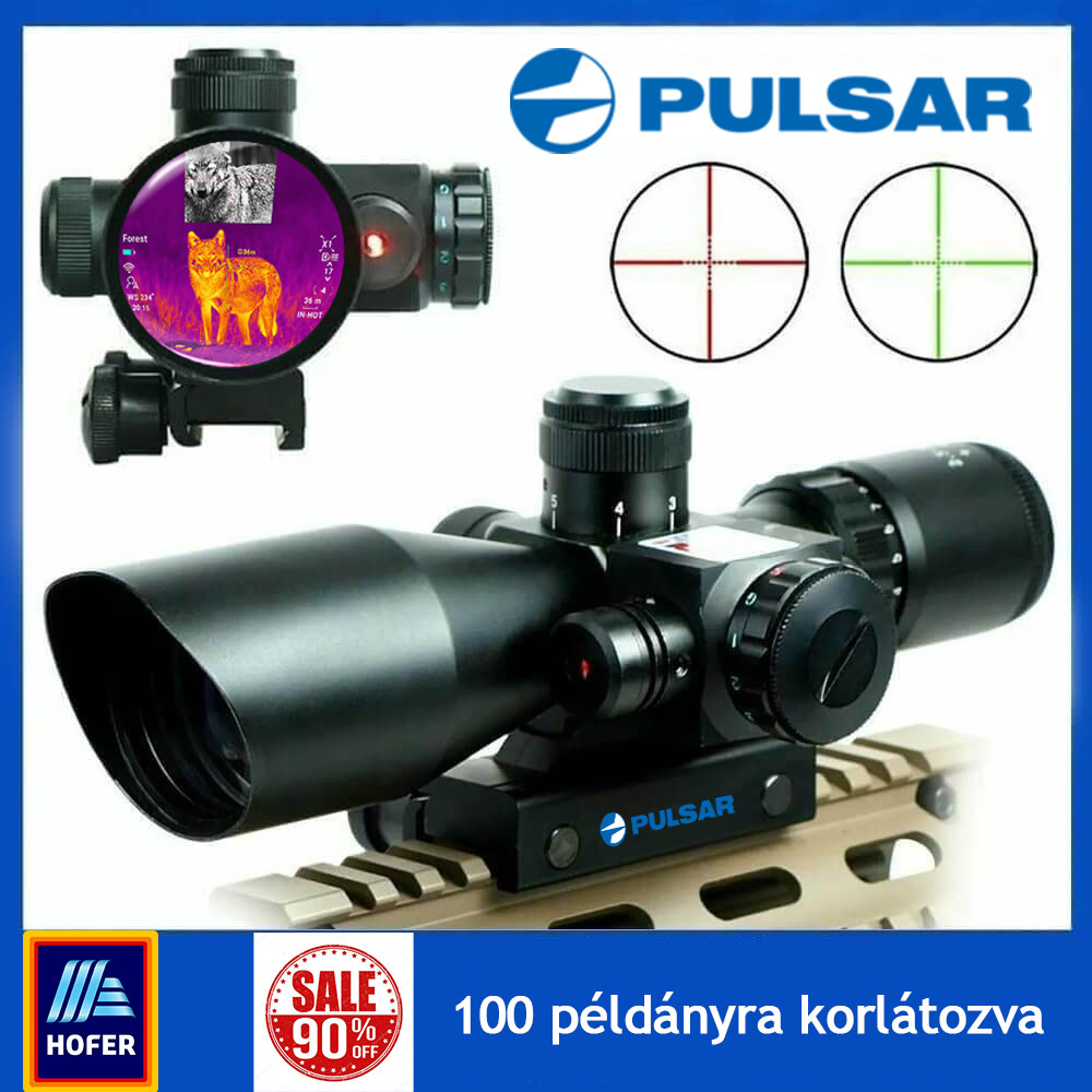 100 példányra korlátozva【PULSAR XP50】 [éjjellátó, hőkamerás képalkotás, távolságmérő]