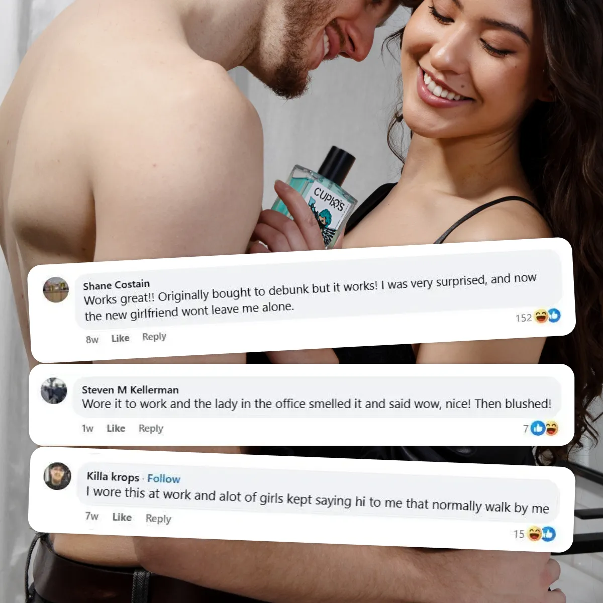 Fordítsd el a tekinteteket és égesd fel a vágyát két fújásnyi feromonos kölnivel