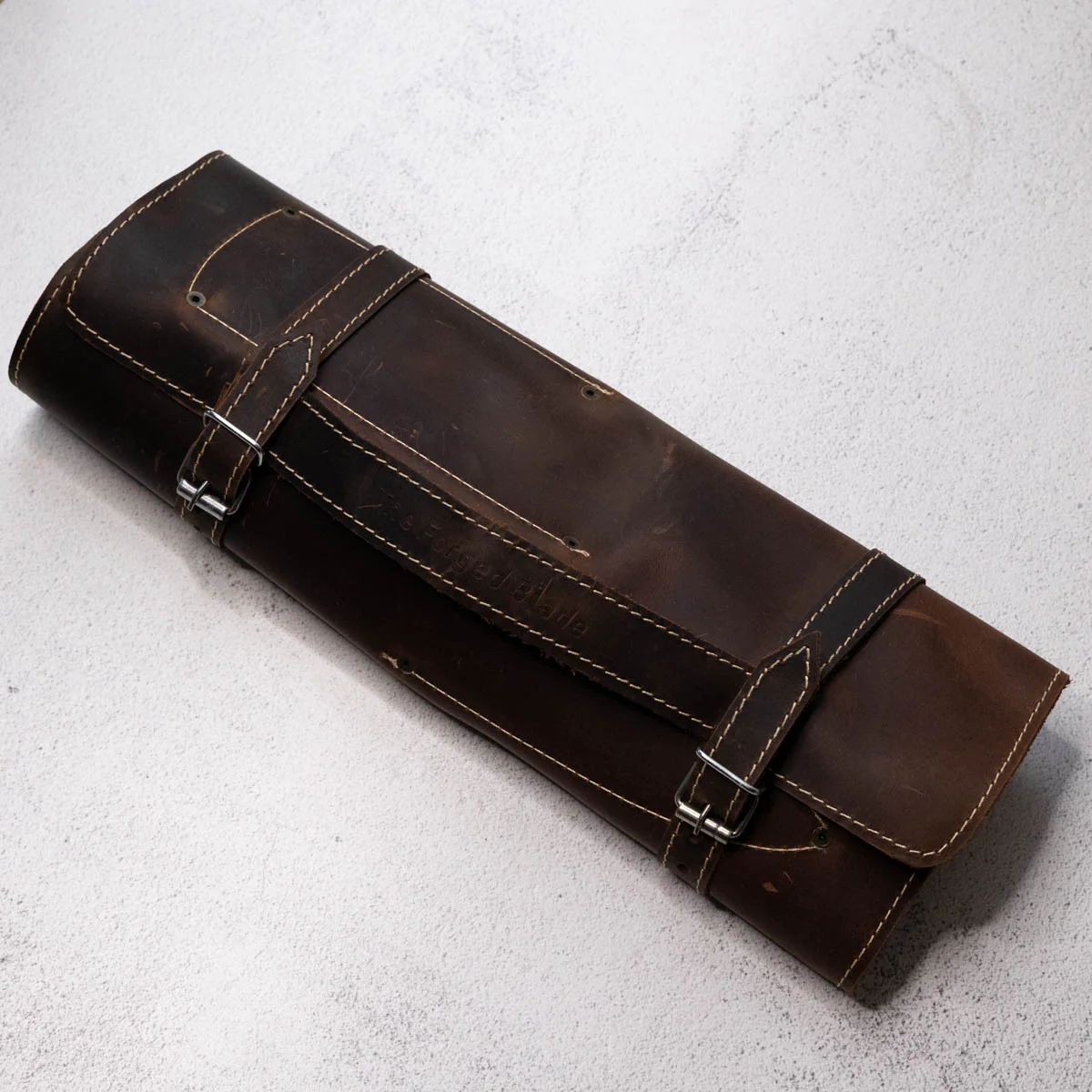 Wildrose - Damaszkuszi 5 darabos szakácskés készlet és bőrtekercs