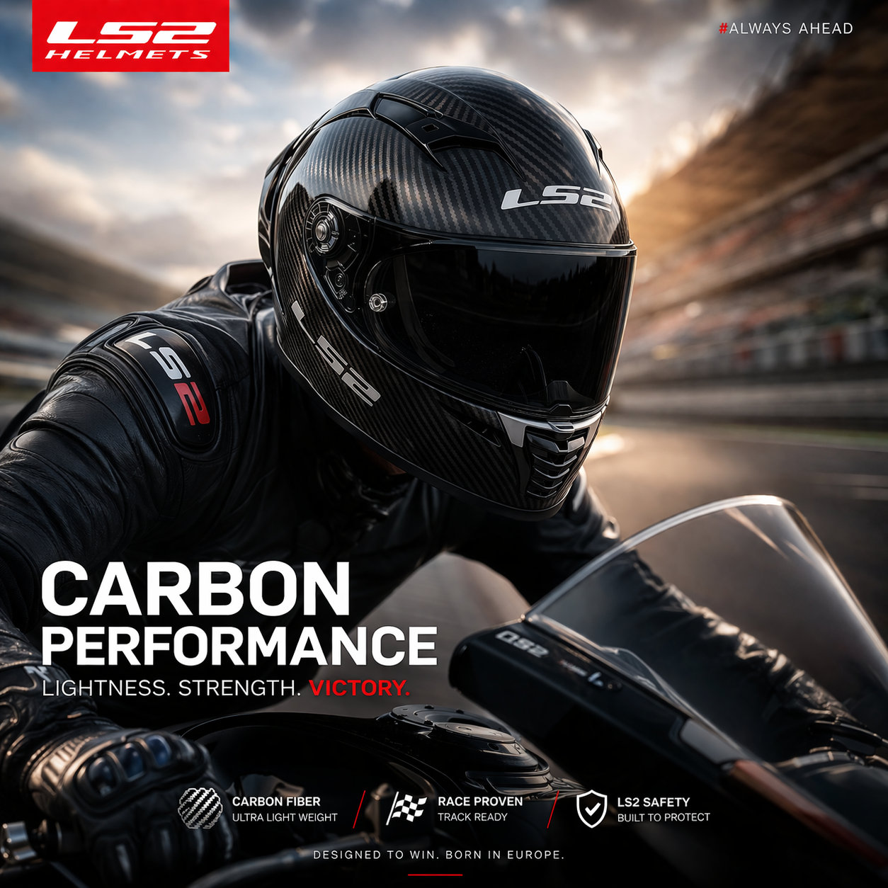 Prémium Szénszálas Motoros Sisak – Ultrakönnyű (~1200g), Maximális Védelem, ECE 22.06 Tanúsítva