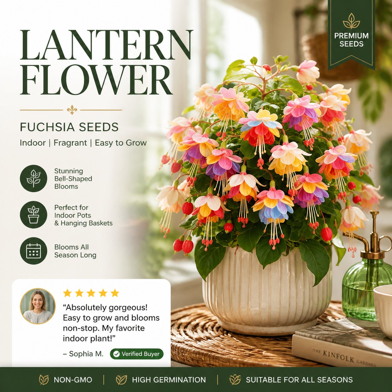 🌸 Semena fuchsie | Fuchsie – směs barev