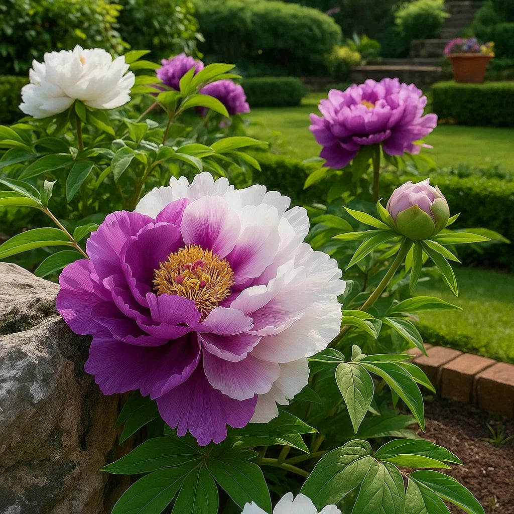 Vzácné dvojité pivoňky 🌺, které kvetou ve velkém a krásně
