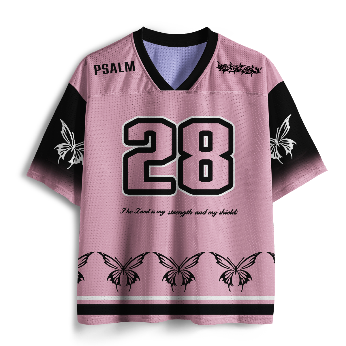 The Lord is my strength Christian Mesh Jersey