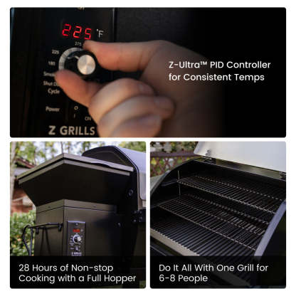 LARGE 10002B2E PELLET GRILL