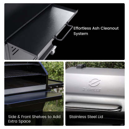 LARGE 10002B2E PELLET GRILL