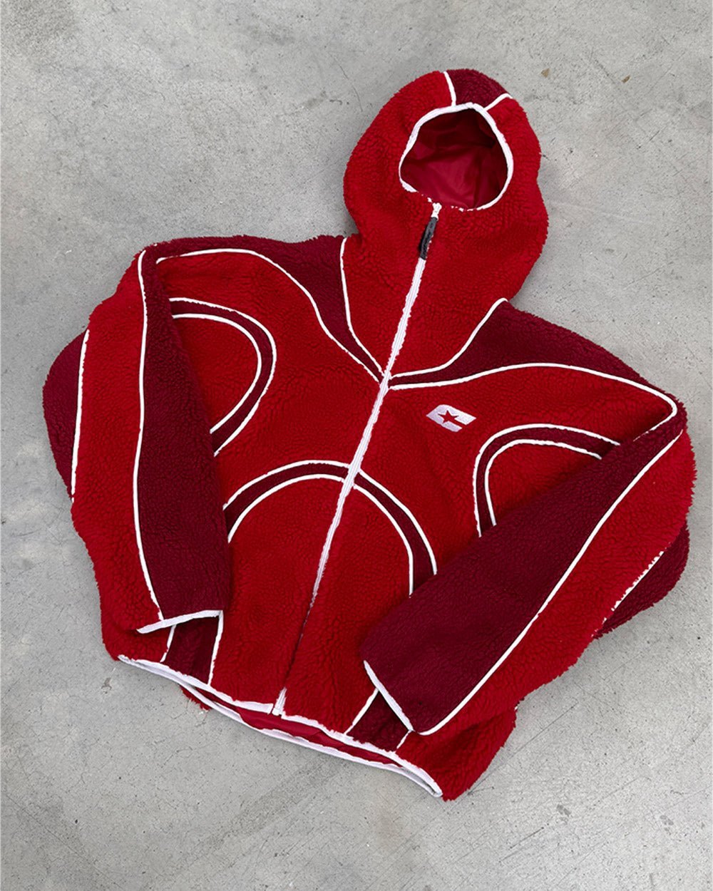 TAKE OFF FLEECE RED