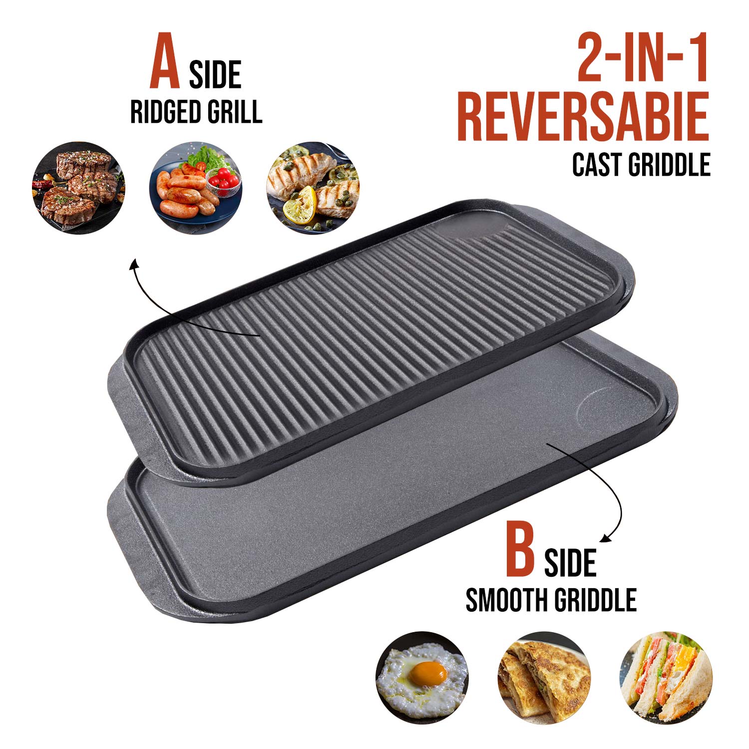 CAST IRON GRIDDLE FOR 700 SERIES
