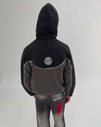 NO RISK FLEECE JACKET HEAVY GREY/DUST GREY