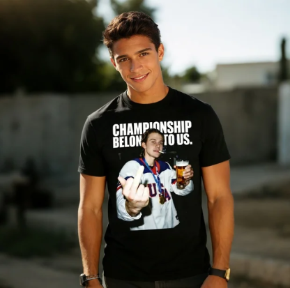 Jack Hughes Champion Tee（CHAMPIONSHIP BELONGS TO US.）