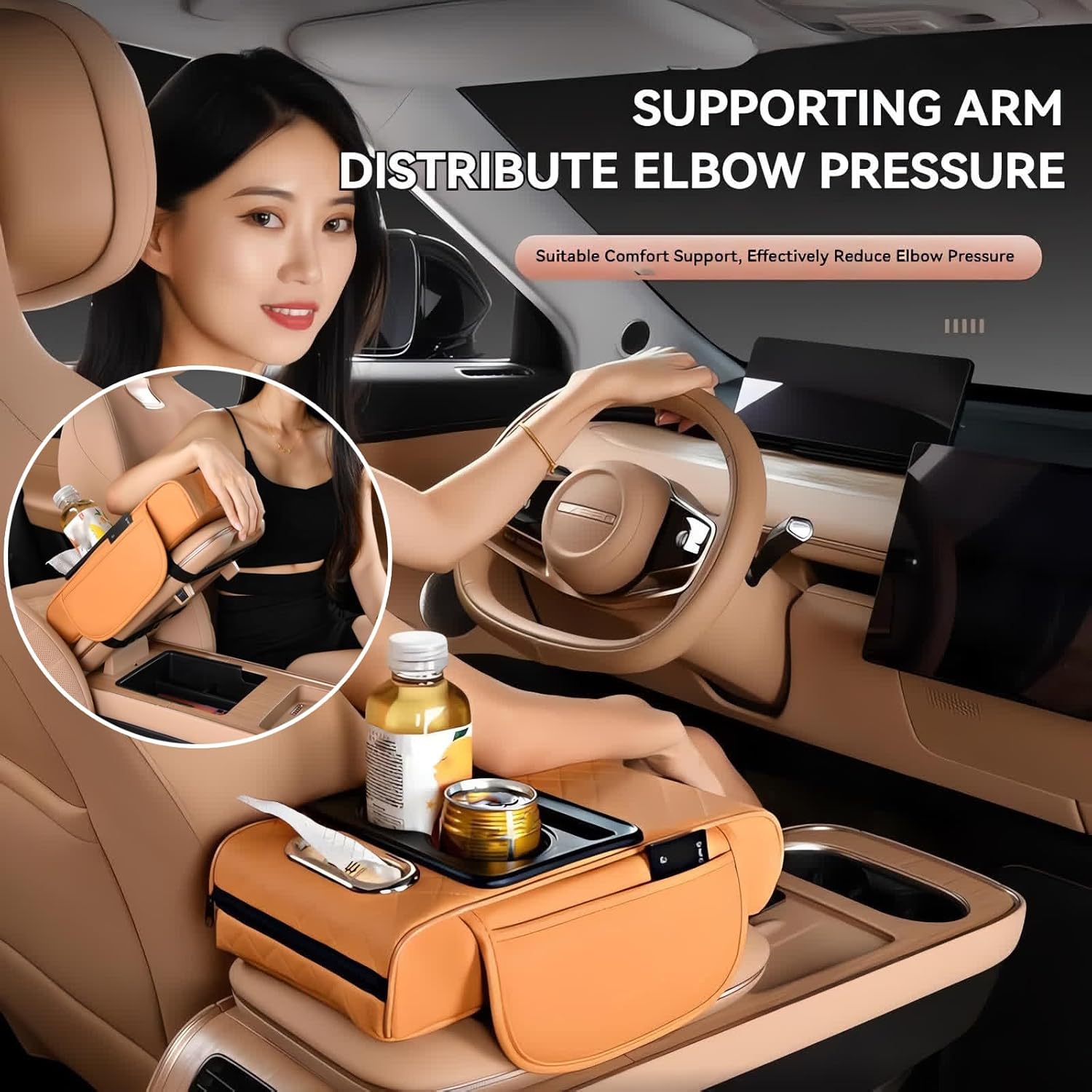 4-in-1 Multi-Functional Car Armrest Organizer