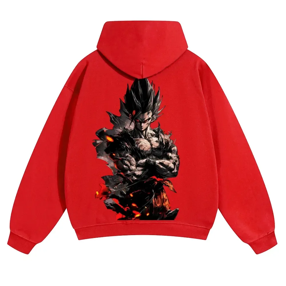 Dragon Ball DBZ Goku Unisex FallFreshness outfits men streetwear 80s 90s graphic tees cotton Anime funny 300g Hoodies men gifts