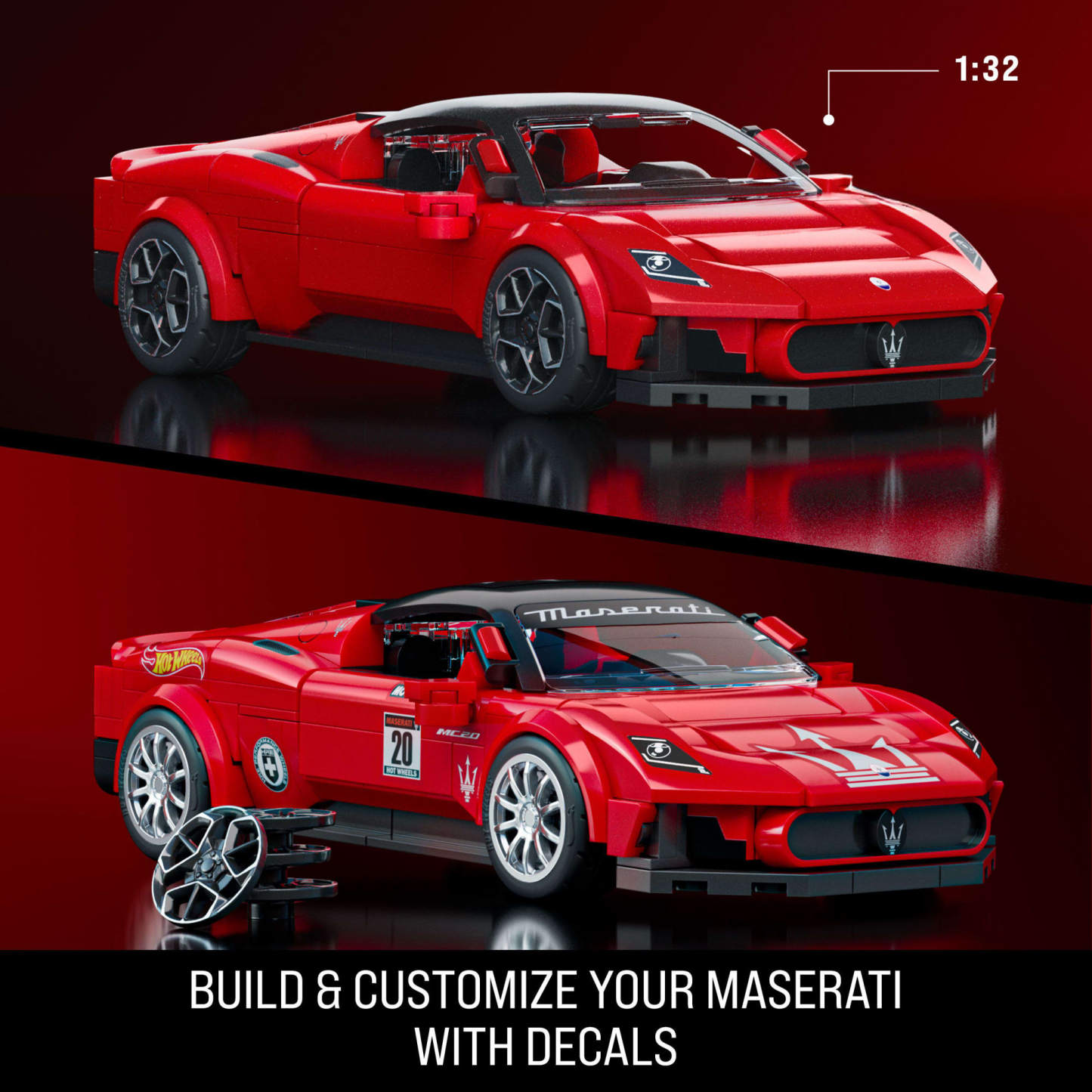 Maserati Mc20 Building Toy Kit