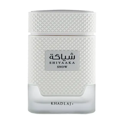 Khadlaj Shiyaaka Snow for Men Eau de Parfum Spray, 3.4 Ounce